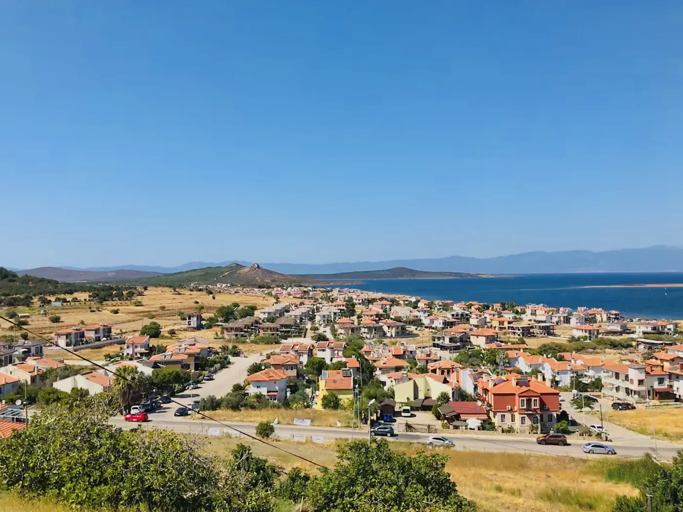Cunda’dan Ayvalık manzarası