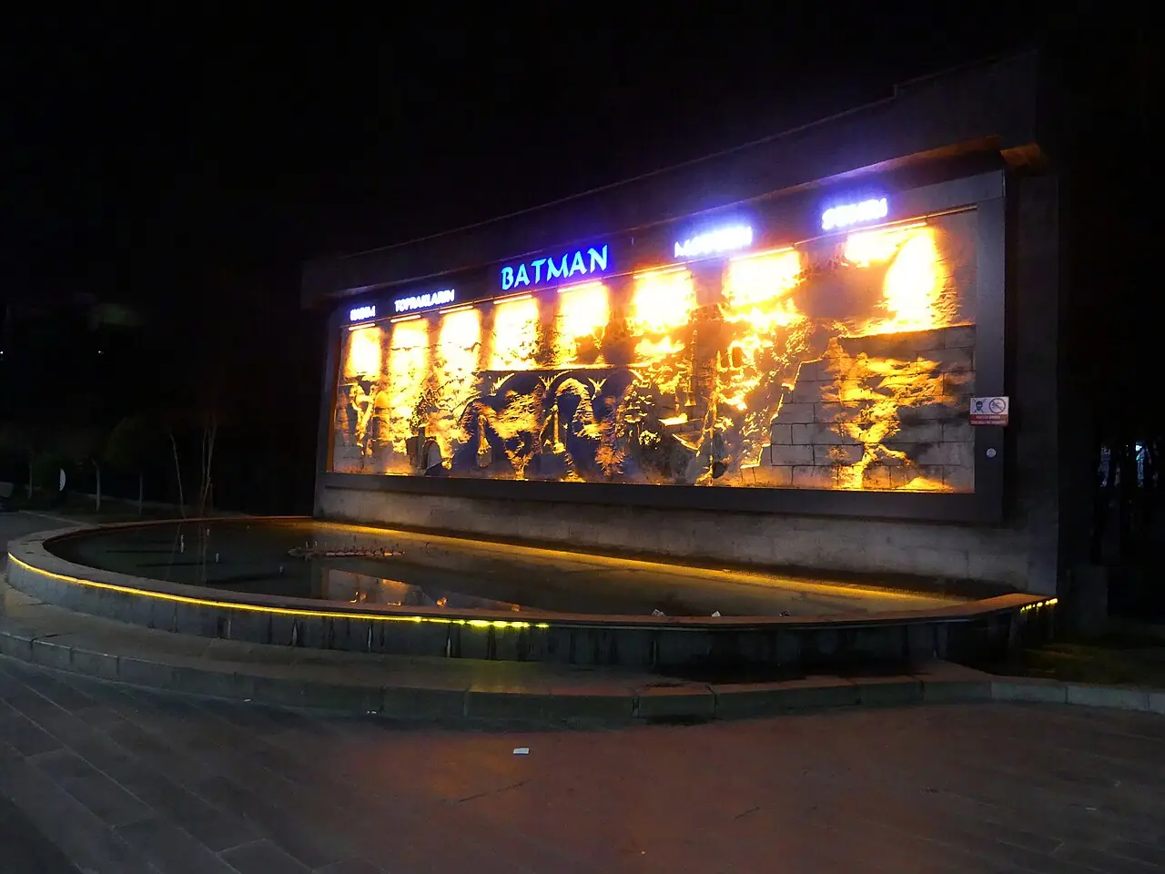 Batman şehir ışıkları