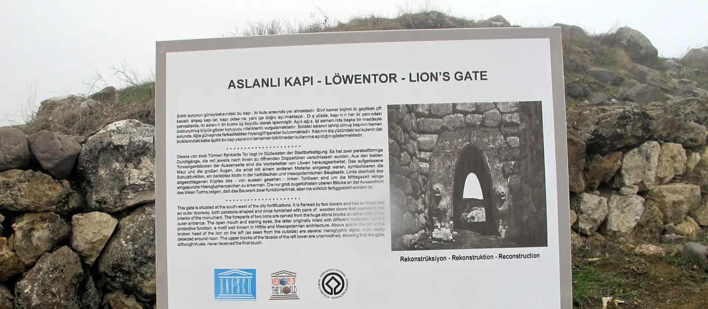 Hattuşa Aslanlı Kapı çevresi, Boğazkale
