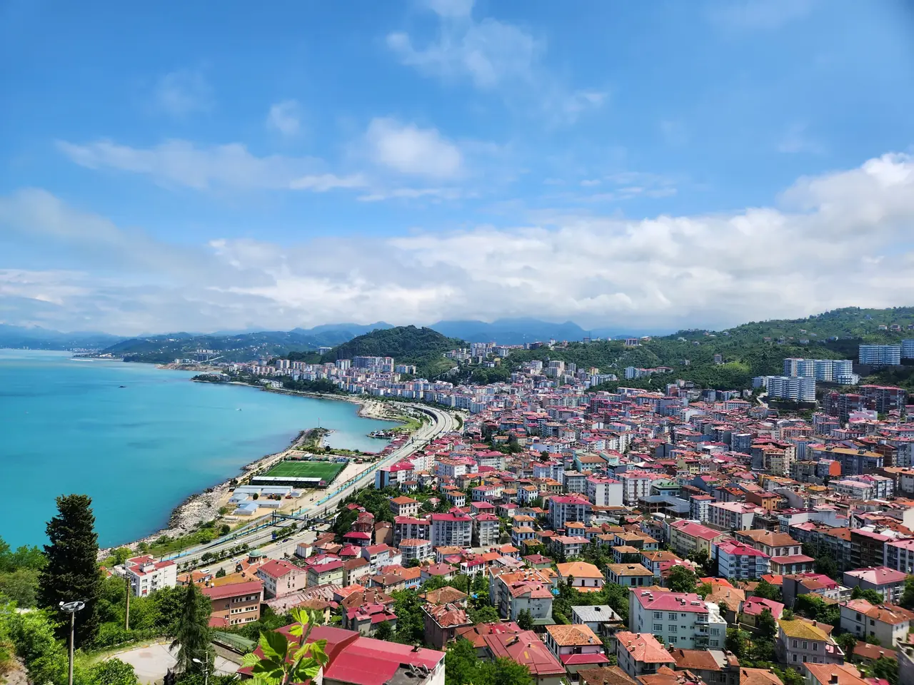 Giresun şehir merkezi ve kıyı
