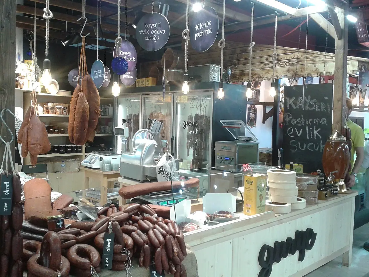 Kayseri pastırması ve sucuğu