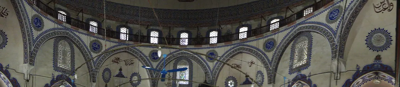Tekke Camii iç mekân panoraması, Kilis