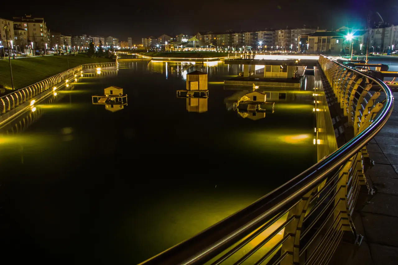Kent Park gece görünümü, Kırşehir